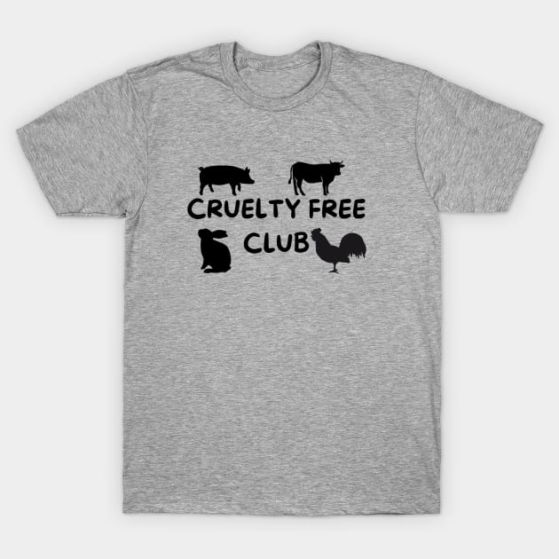 Cruelty Free Club T-Shirt by Whitelaw Tees